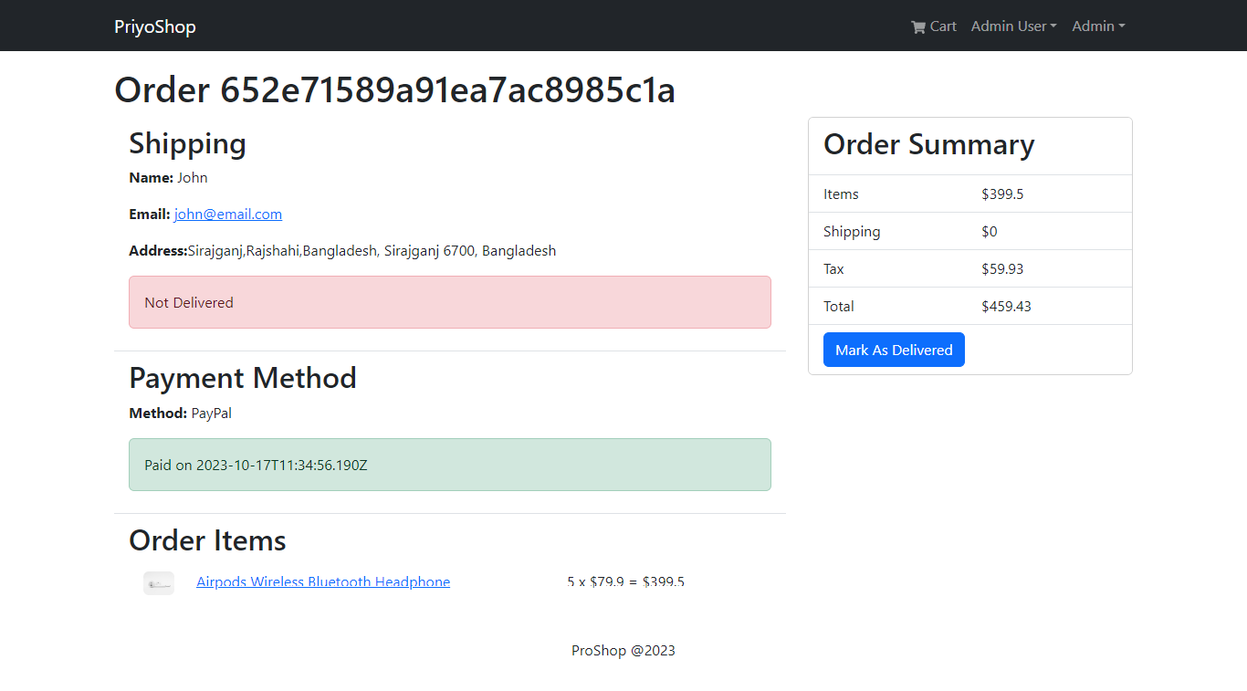 Image representing a link for Mern Ecommerce